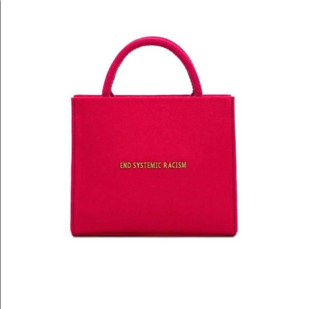 Red Canvas ESR tote from Brandon Blackwood